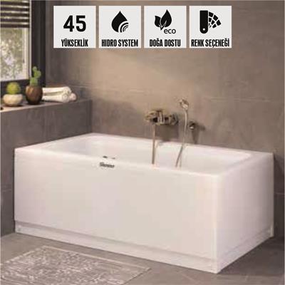 SHOWER FRILA Dikdörtgen Mini Küvet