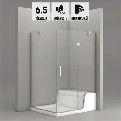 SHOWER GAYA Oturmalı Dikdörtgen Flat Duş Teknesi