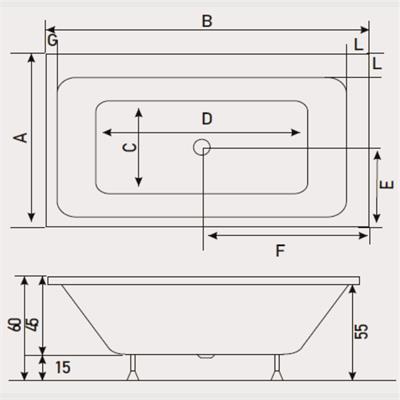 SHOWER HERA Özel Küvet Düz