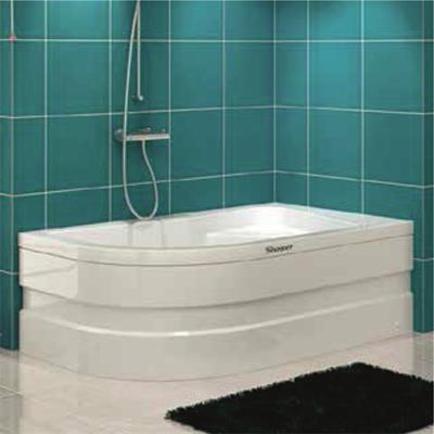 SHOWER HESTIA Asimetrik Küvet