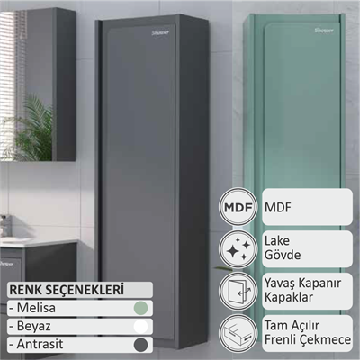 SHOWER HİTİT Boy Dolabı 