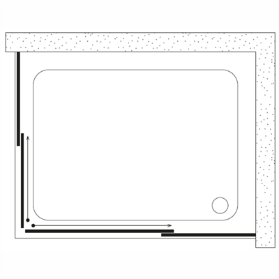 SHOWER ICON 2 Sabit 2 Çalışır Dikdörtgen Tekne Üzeri Kabin