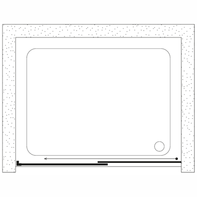 SHOWER ICON İki Duvar Arası 1 Sabit 1 Çalışır Tekne Üzeri Kabin