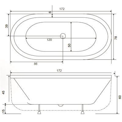 SHOWER KING Bağımsız Küvet