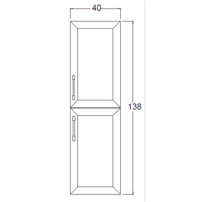 SHOWER LEXA Boy Dolabı 