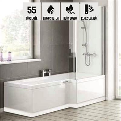 SHOWER LUCKY L Tipi Özel Küvet