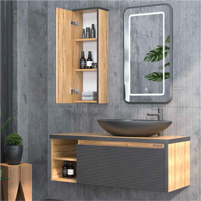 SHOWER LUNA Banyo Dolabı 120 Cm (Boy Dolabı Dahil Değildir.)
