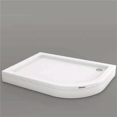 SHOWER Marissa Asimetrik Duş Teknesi, Panelli