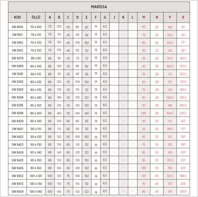 SHOWER Marissa Asimetrik Duş Teknesi, Panelli