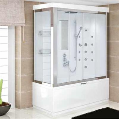 SHOWER MATHİAS Dikdörtgen Mini Küvet Üzeri Kompakt Sistem