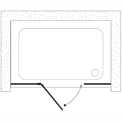 SHOWER MAXI 2 Sabit 1 Açılır Kabin