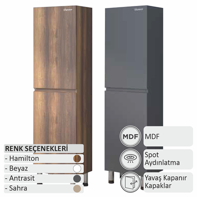 SHOWER MELİS Boy Dolabı