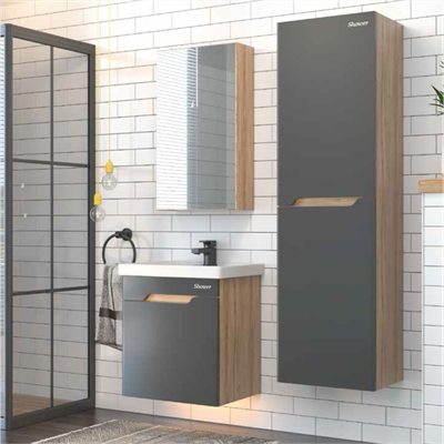 SHOWER MILANO Banyo Dolabı 65 Cm (Boy Dolabı Dahil Değildir.)