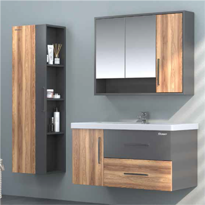 SHOWER Moon Banyo Dolabı 100 Cm (Boy Dolabı Dahil Değildir.)