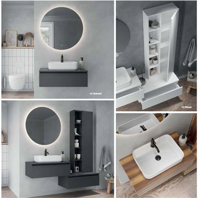 SHOWER NİL Banyo Dolabı 160 Cm