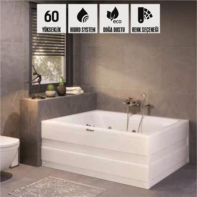 SHOWER NİL Dikdörtgen Küvet