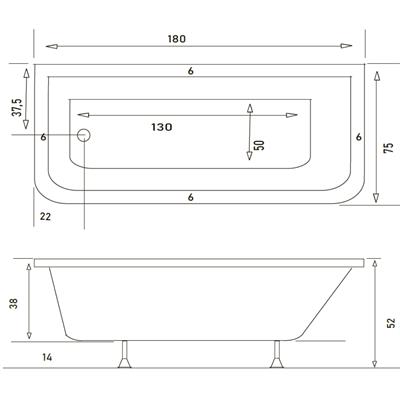 SHOWER OMEGA Özel Küvet