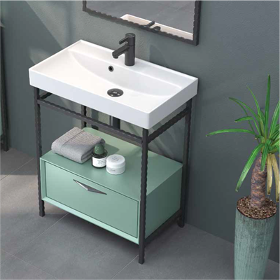 SHOWER ORDIN Banyo Dolabı 65 Cm (Boy Dolabı Dahil Değildir.)