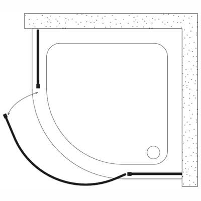 SHOWER ORIGINAL 2 Sabit 1 Açılır Oval Tekne Üzeri Kabin