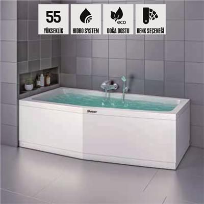 SHOWER PENTA Dikdörtgen Taşmalı Özel Küvet