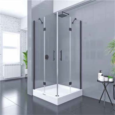 SHOWER PLACE 2 Sabit 2 Açılır Kare Tekne Üzeri Kabin
