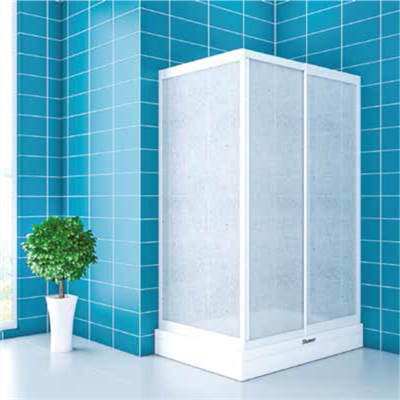 SHOWER PLATON 1 Sabit 1 Çalışır Yan Panelli Tekne Üzeri Polistren Kabin