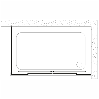 SHOWER PLATON 2 Sabit 2 Çalışır Yan Panelli Tekne Üzeri Polistren Kabin