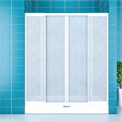 SHOWER PLATON İki Duvar Arası 2 Sabit 2 Çalışır Tekne Üzeri Polistren Kabin