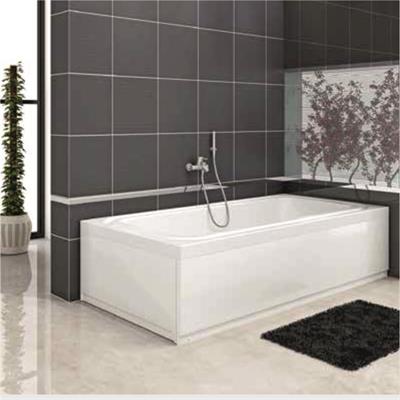 SHOWER POLETERIA Dikdörtgen Taşmalı Özel Küvet