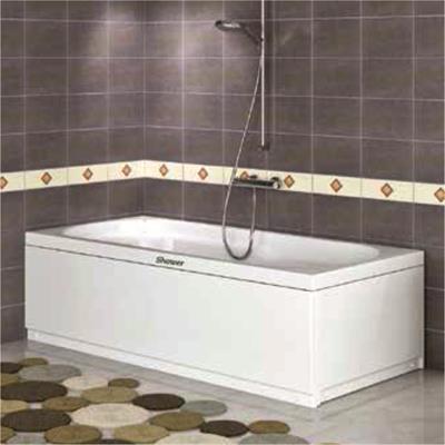 SHOWER POLETI Dikdörtgen Taşmalı Özel Küvet