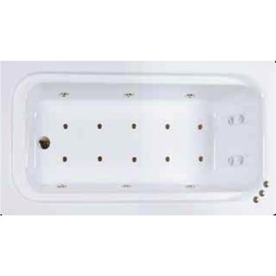 SHOWER POLETI Dikdörtgen Taşmalı Özel Küvet