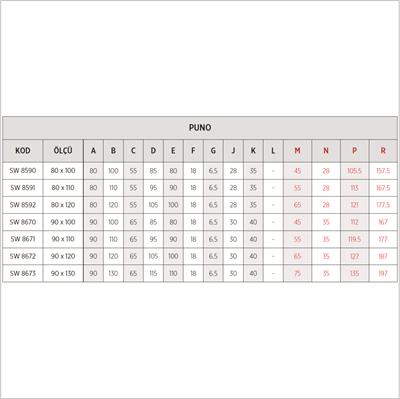 SHOWER Puno Asimetrik Oturmalı Duş Teknesi, Panelli