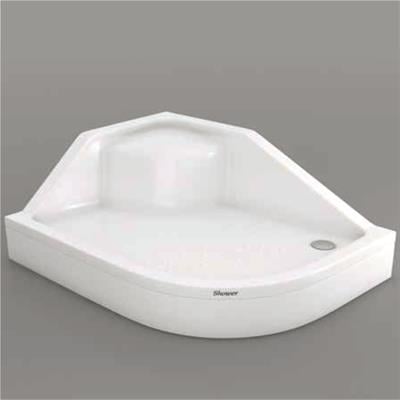 SHOWER Puno Asimetrik Oturmalı Duş Teknesi, Panelli
