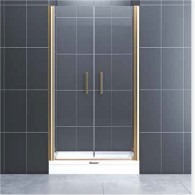 SHOWER RELAX İki Duvar Arası 2 Açılır Tekne Üzeri Kabin (Oval Menteşeli)