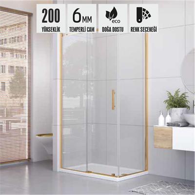 SHOWER ROYAL 1 Sabit 1 Çalışır Yan Panelli Tekne Üzeri Kabin