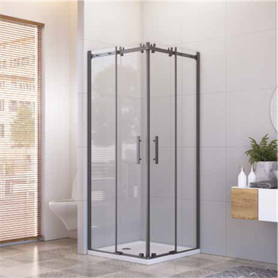 SHOWER ROYAL 2 Sabit 2 Çalışır Köşe Girişli Tekne Üzeri Kare Kabin