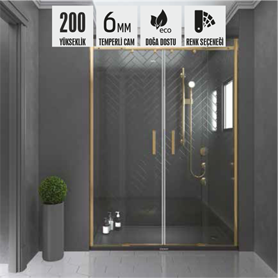 SHOWER ROYAL İki Duvar Arası 2 Sabit 2 Çalışır Tekne Üzeri Kabin