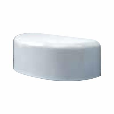 SHOWER RUNG Akrilik Oval Basamak (Beyaz)