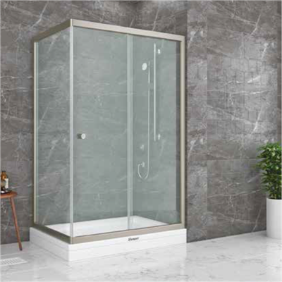 SHOWER SATURN 1 Sabit 1 Çalışır Yan Panelli,Tekne Üzeri Kabin