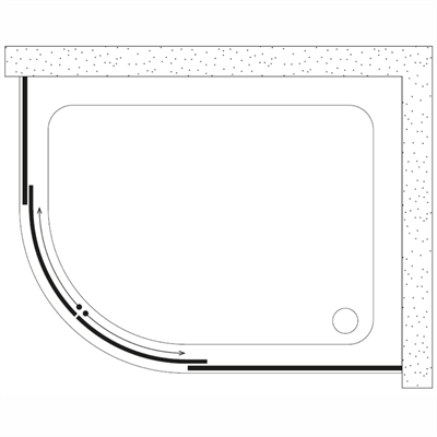 SHOWER SATURN 2 Sabit 2 Çalışır Asimetrik Tekne Üzeri Kabin