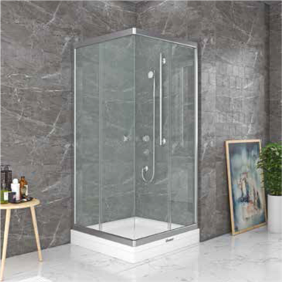 SHOWER SATURN 2 Sabit 2 Çalışır Kare Tekne Üzeri Kabin