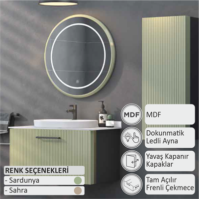 SHOWER SILA Banyo Dolabı 85 Cm (Boy Dolabı Dahil Değildir.)