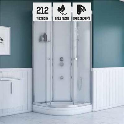 SHOWER SOFT Tekne Üzeri Oval Kompakt Sistem