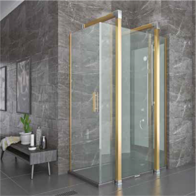 SHOWER SPECIAL Ön Cephe Sabit, Yandan Girişli, Dikdörtgen Kabin