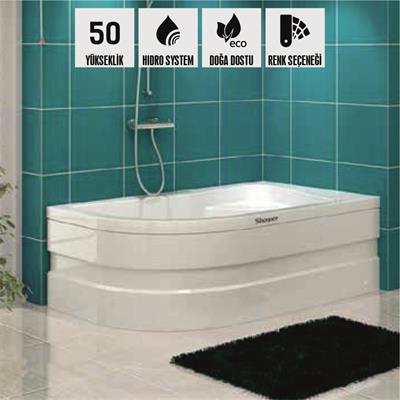 SHOWER STANY Asimetrik Küvet