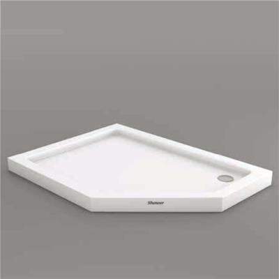 SHOWER Stumpy Beşgen Sağ - Sol Duş Teknesi, Flat