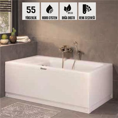SHOWER TAHY Dikdörtgen Oturmalı Küvet