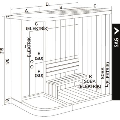 SHOWER Teodora Sauna + Kompakt Sistem