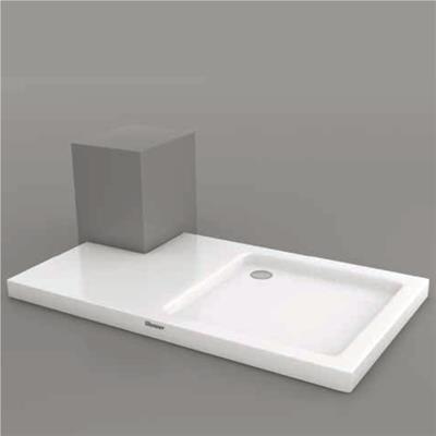 SHOWER Tree Özel Kesım Dikdörtgen Duş Teknesi, Flat