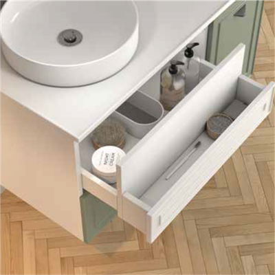 SHOWER TRIO Banyo Dolabı 100 Cm (Boy Dolabı Dahil Değildir.)